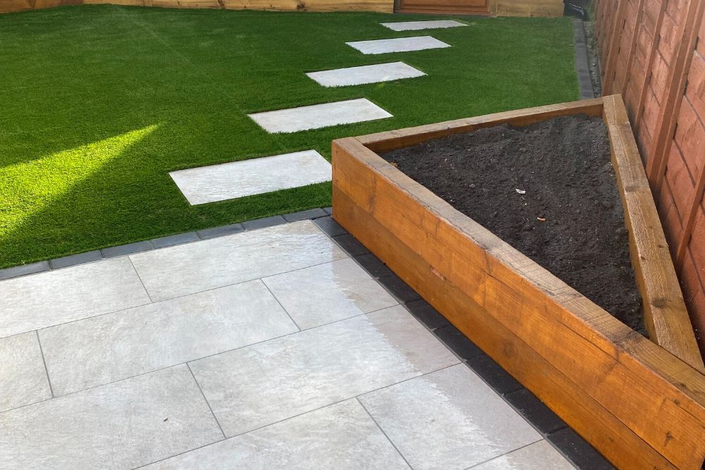 A landscape garden designed and built by LG Pro Landscaping
