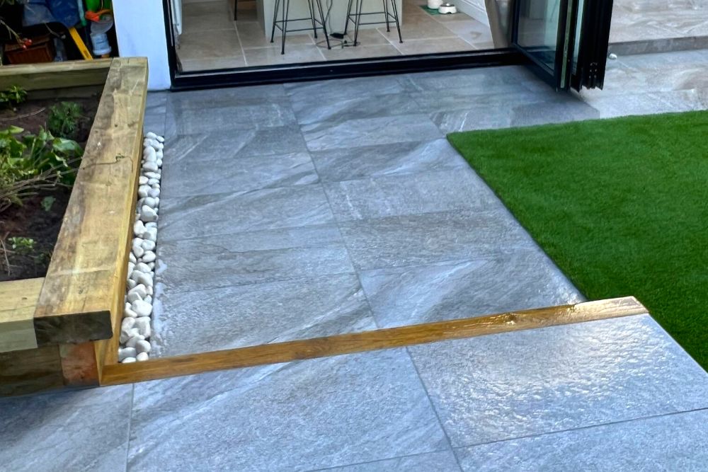 New patio installed by LG Pro Landscaping