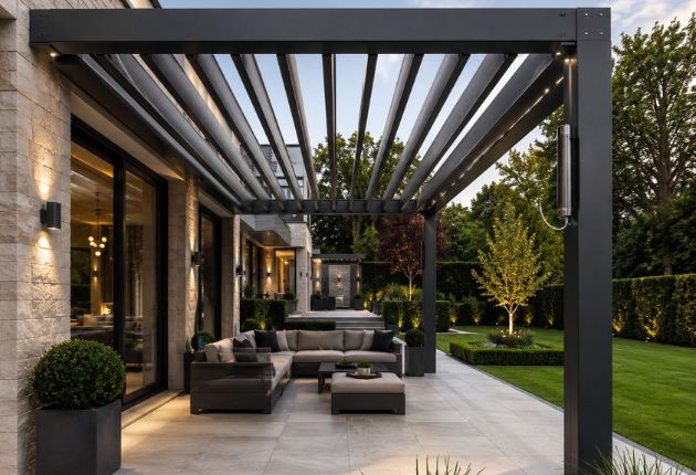 New pergola in Surrey & Berkshire by LG Pro Landscaping