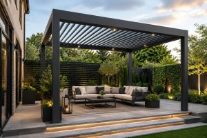Premium pergola built by LG Pro Landscaping