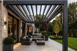 New pergola in Surrey & Berkshire by LG Pro Landscaping